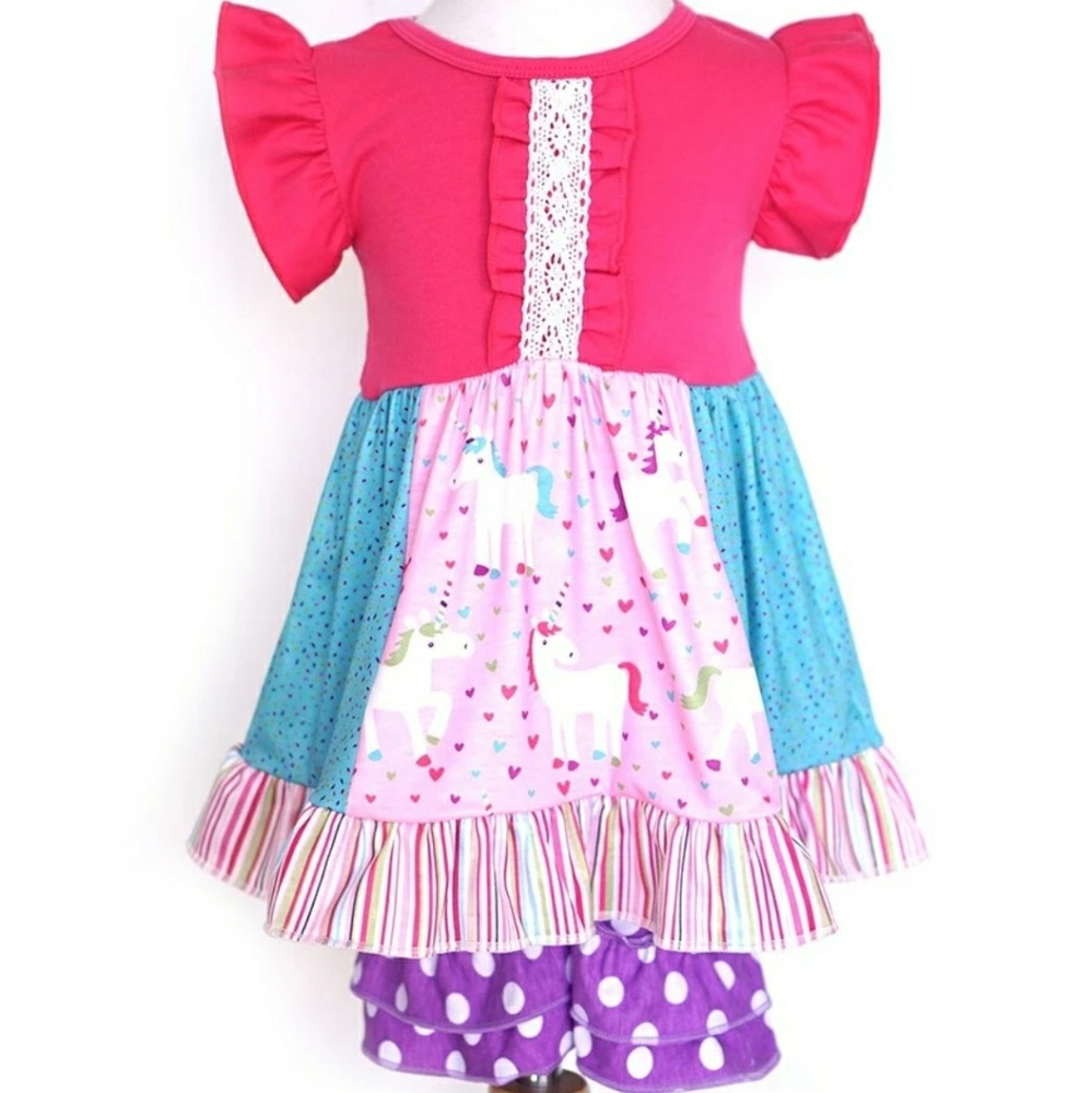 NEW Unicorn Ruffle Outfit